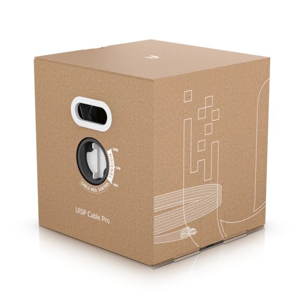 Ubiquiti UISP Cable Pro, Industrial-grade Outdoor Cable, 305m, Carrier-Class Shielded, Integrated ESD Drain Wire, Replaces TC-PRO UISP-Cable-Pro