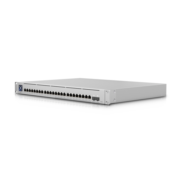 Ubiquiti UniFi Switch Enterprise 24-port PoE+ 12x2.5GbE 12x1GbE Ports, For Wi-Fi 6 AP, 2x 10g SFP+ Ports, Managed Layer 3 Switch (400W) USW-Enterprise-24-PoE