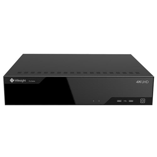 Milesight 64 Channel 8*10TB Storage · Multi-video Output · Decode up to 4-CH 4K UHD & 16-CH 1080P · ANR · RAID · N+1 Hot Spare · Versatile Interfaces MS-N8064-UH