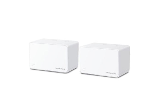 Mercusys Halo H80X(2-pack) AX3000 Whole Home Mesh Wi-Fi 6 System, 3000 Mbps Dual Band Wi-Fi, Up to 460 Square Meters, 574/2402 Mbps, MU-MIMO (WIFI6) Halo H80X(2-pack)