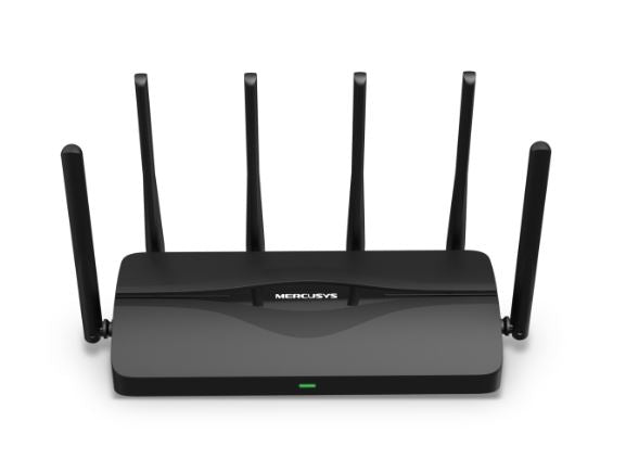 Mercusys MR47BE BE9300 Tri-Band Wi-Fi 7 Router (2YW) (WIFI7) 574 Mbps at 2.4 GHz + 2880 Mbps at 5 GHz + 5760 Mbps at 6 GHz MR47BE