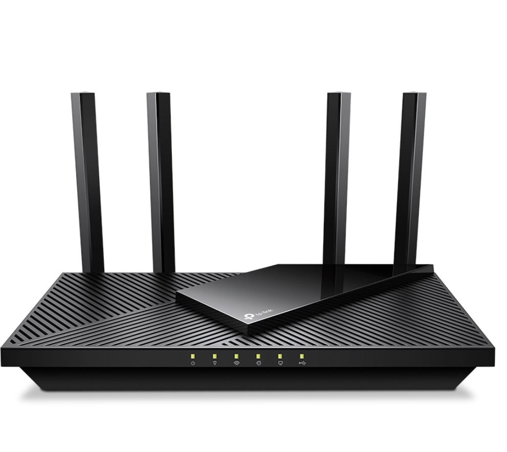 TP-Link Archer AX55 Pro AX3000 Dual-Band Wi-Fi 6 Router, 574 Mbps at 2.4 GHz + 2402 Mbps at 5 GHz, 4x Antennas, 1x 2.5 Gbps WAN/LAN Port + 1x Gigabi Archer AX55 Pro