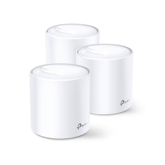 TP-Link Deco X20(3-pack) AX1800 Whole Home Mesh Wi-Fi System, Up To 530 sqm Coverage, WIFI6, 1201Mbps @ 5Ghz, 574Mbps @ 2.4 GHz OFDMA, MU-MIMO (WIFI6) Deco X20(3-pack)