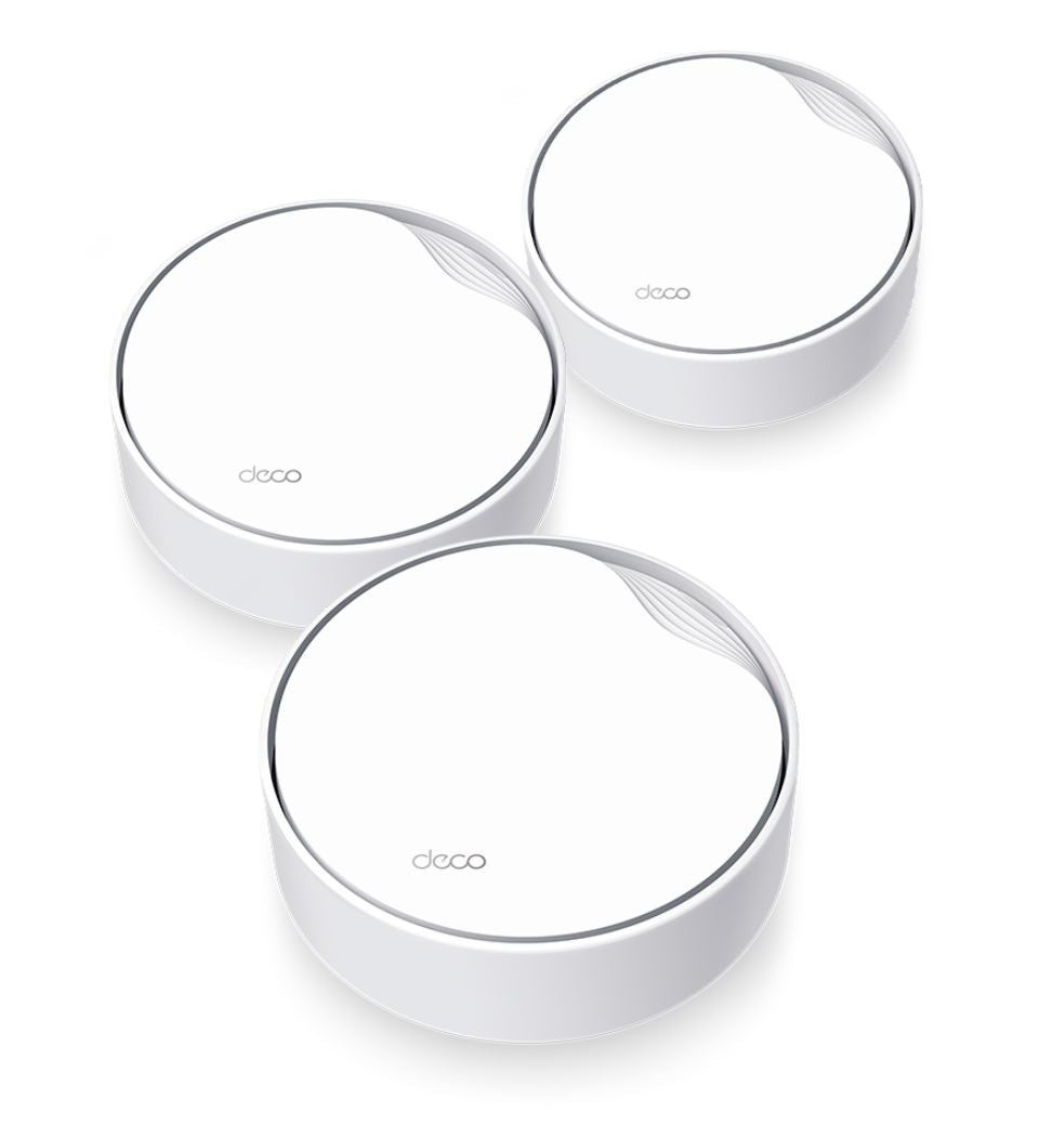 TP-Link Deco X50-PoE(3-pack) AX3000 Whole Home Mesh WiFi 6 System with PoE, 574 Mbps at 2.4 GHz + 2402 Mbps at 5 GHz Deco X50-PoE(3-pack)