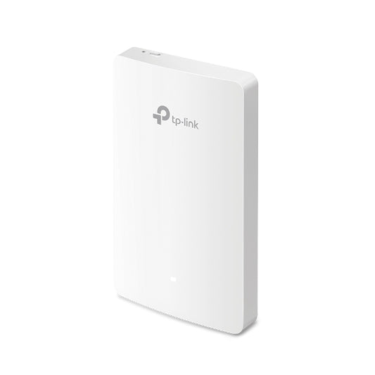 TP-Link EAP615-Wall Omada AX1800 Wall Plate WiFi 6 Access Point, 1201/574 Mbps, 4x Gigabit Ethernet Port, 2x Antenna, Centralised Management EAP615-Wall