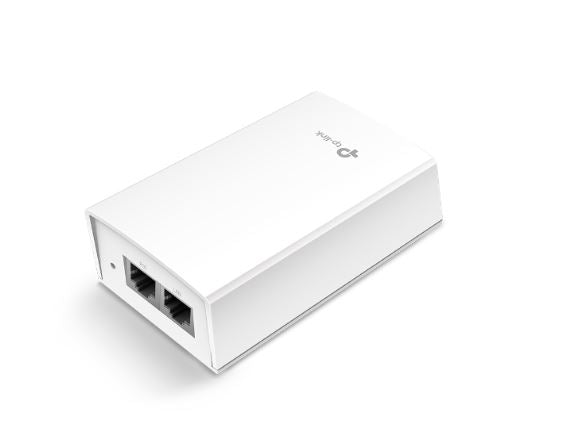 TP-Link POE4824G Omada 48V Passive PoE Injector Adapter, Data and Power Carried over The Same Cable, 48 V Power Input, 24 W PoE Power, Plastic Case POE4824G