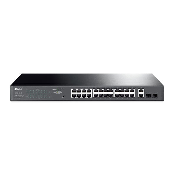 TP-Link TL-SG1428PE 28-Port Gigabit Easy Smart Switch with 24-Port PoE+ 32xVLAN 56Gbps Switching Capacity Rack Mountable TL-SG1428PE