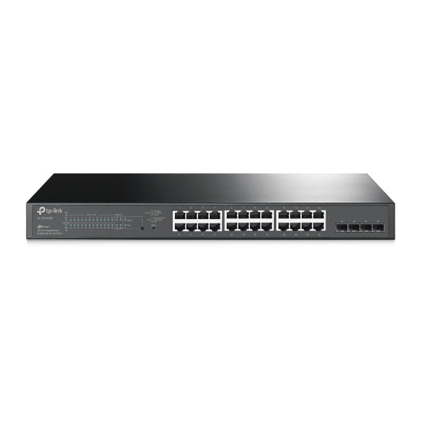 TP-Link SG2428P JetStream 28-Port Gigabit Smart Switch 24-Port PoE+ 4 Gigabit SFP, Omada SDN, 802.1p CoS/DSCP QOS, Rack Mountable SG2428P
