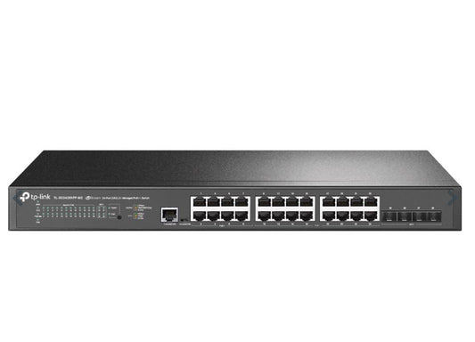 TP-Link TL-SG3428XPP-M2 Omada JetStream 24-Port 2.5GBASE-T and 4-Port 10GE SFP+ L2+ Managed Switch with 16-Port PoE+ & 8-Port PoE++ by Omada SDN TL-SG3428XPP-M2