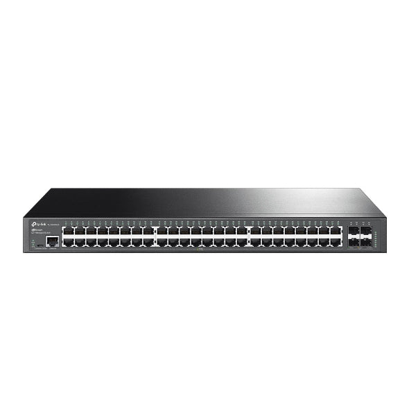 TP-Link SG3452X Omada 48-Port Gigabit L2+ Managed Switch with 4 10GE SFP+ Slots, Integration with Omada SDN Controller, Static Routing, OAM, sFlow, DD SG3452X