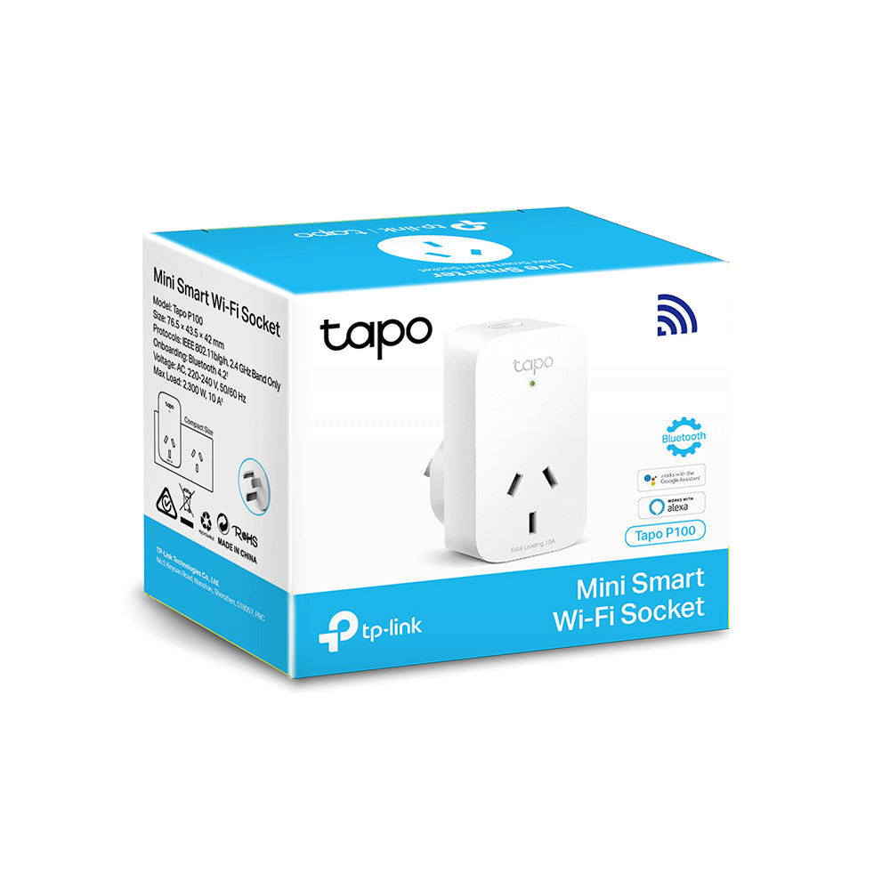 TP-Link Tapo P100 (1-Pack) Mini Smart Wi-Fi Socket