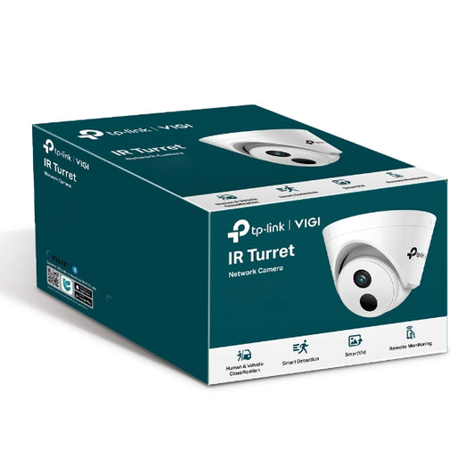 TP-Link VIGI 3MP C430I(2.8mm) IR Turret Network Camera, 2.8mm Lens, Smart Detection, 3YW VIGI C430I(2.8mm)