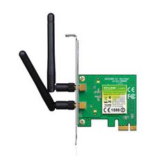 TP-Link TL-WN881ND N300 Wireless N PCI Express Adapter 2.4GHz (300Mbps) 802.11bgn 2x2dBi Detachable Omni Antennas MIMO with Low Profile Bracket TL-WN881ND