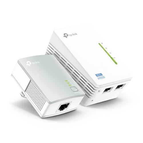 TP-Link TL-WPA4220 KIT 300Mbps AV600 Wi-Fi Powerline Extender Starter Kit 600Mbps HomePlug AV 300Mbps Wireless 2x100Mbps LAN 2.4GHz 802.11bgn 300m ran TL-WPA4220 KIT