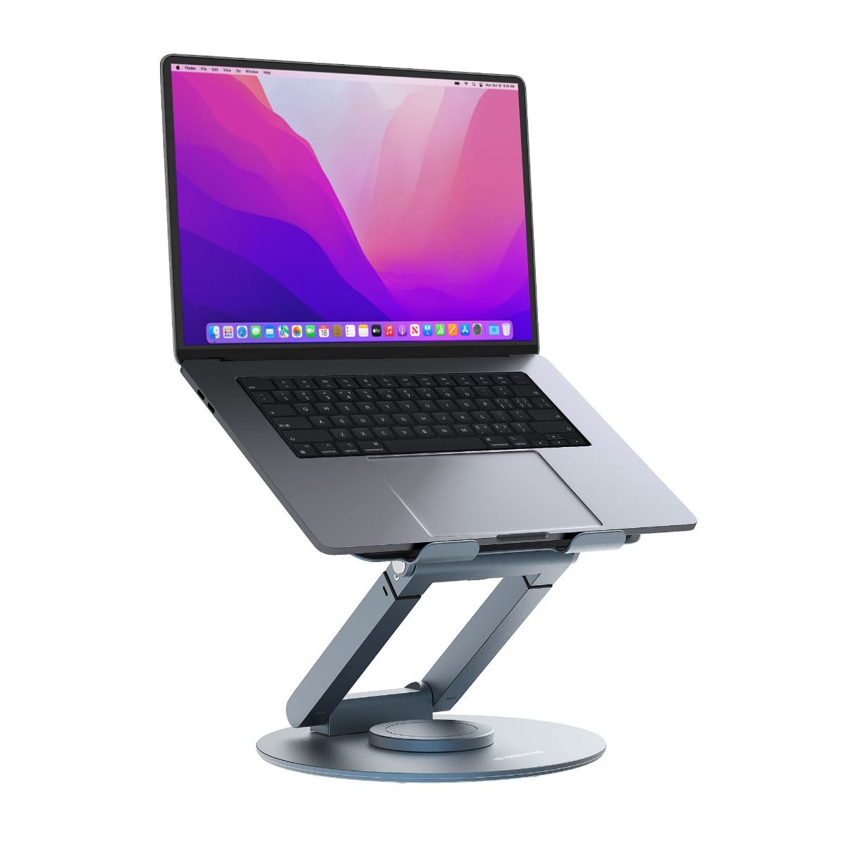 mbeat Stage S9 Rotating Laptop Stand with Telescopic Height Adjustment Material: Aluminium Alloy Device Weight: Max. 20kg otation Angles: 360 MB-STD-S9GRY