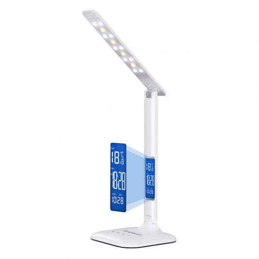 Simplecom EL808 Dimmable Touch Control Multifunction LED Desk Lamp 4W with Digital Clock(LS) EL808