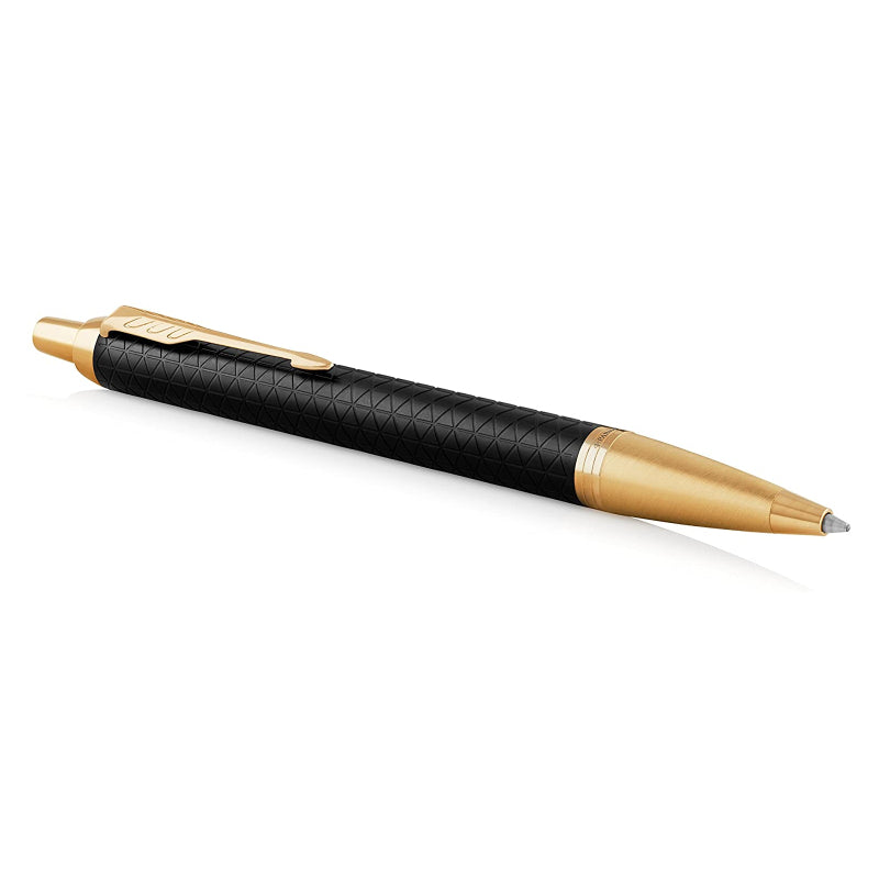 Parker IM Premium Ballpoint Pen - Black and Gold, Medium Tip - 1931667