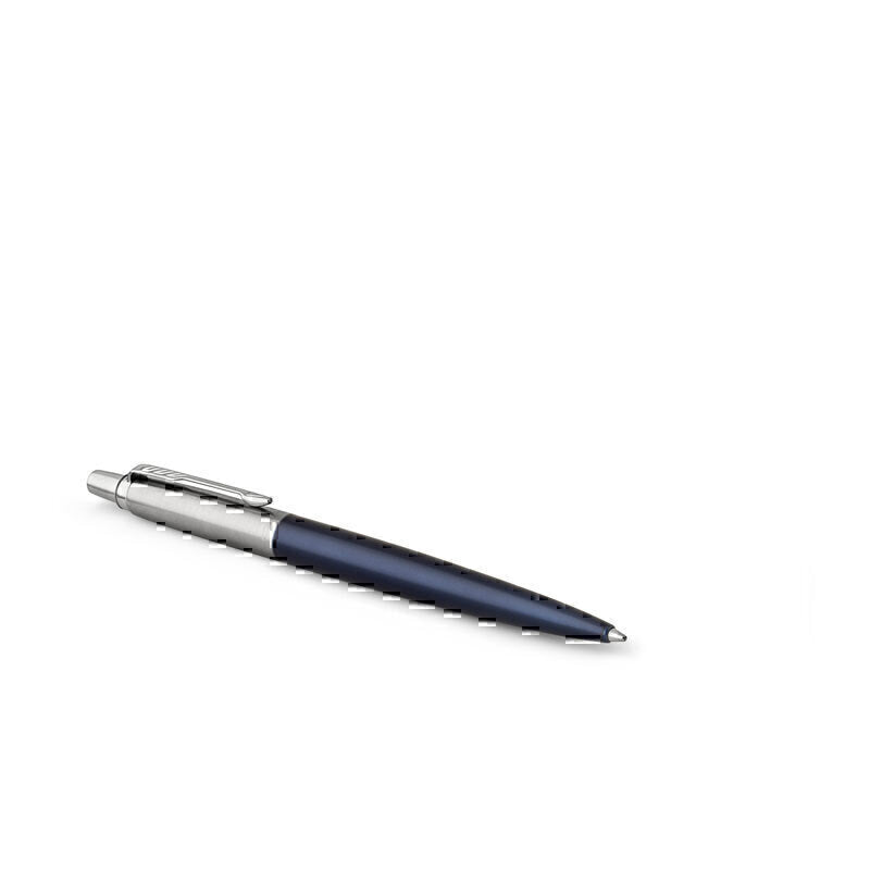 Parker Jotter Ballpoint Pen - Royal Blue, Chrome Trim with Medium Tip, Blue Ink - 1953186