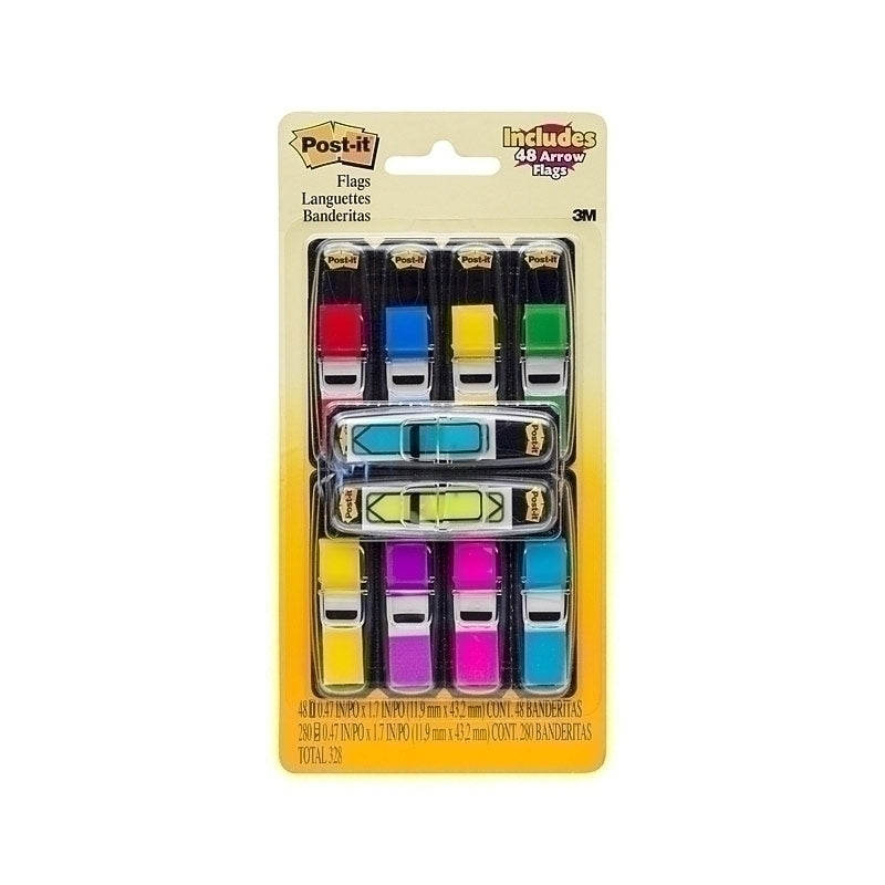 Post-It Flags Assorted Sizes & Colours - Value Pack - 7000122623