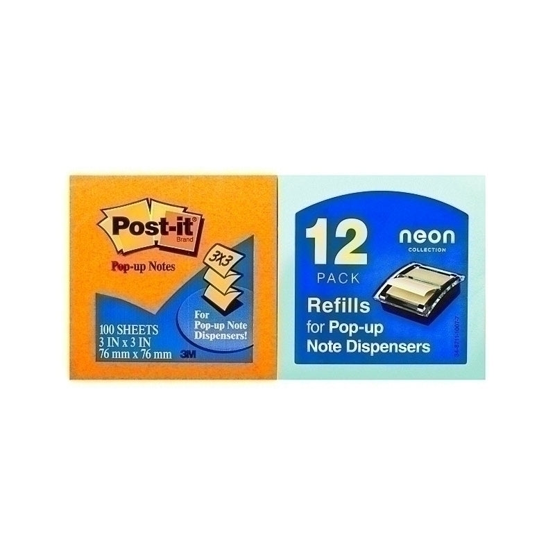 Post-It Pop-up Notes Cape Town 76 x 76mm 12-Pack - 7100283274