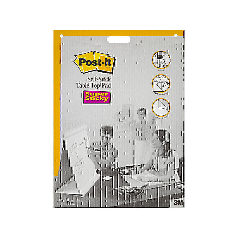Post-It Super Sticky Easel Tabletop Pad White 508 x 584mm - 7100171586