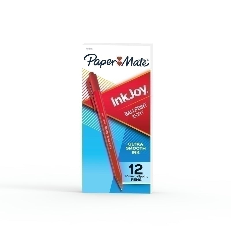 Paper Mate InkJ BP 100RT Red Pk12 - 2008581