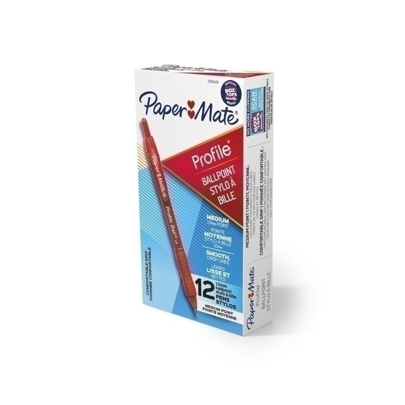 Paper Mate Profile BP 1.0mm Red PK12 - 2095454