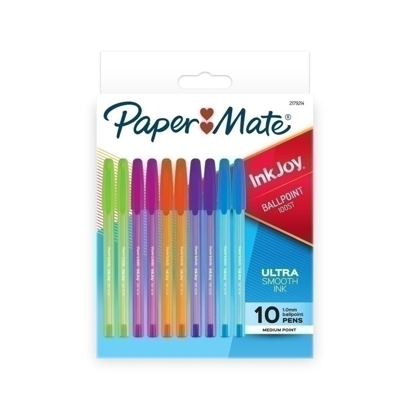 Paper Mate InkJ100ST BP Fsn Pk10R Box of 12 - 2179214