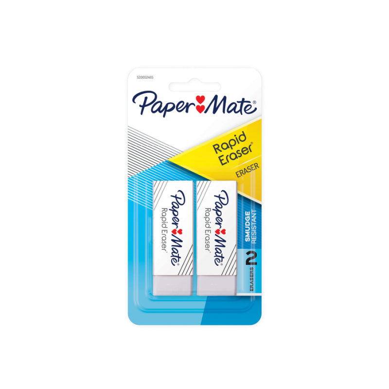 Paper Mate Rapid Erase Eraser Pk2 Box of 12 - S20052465