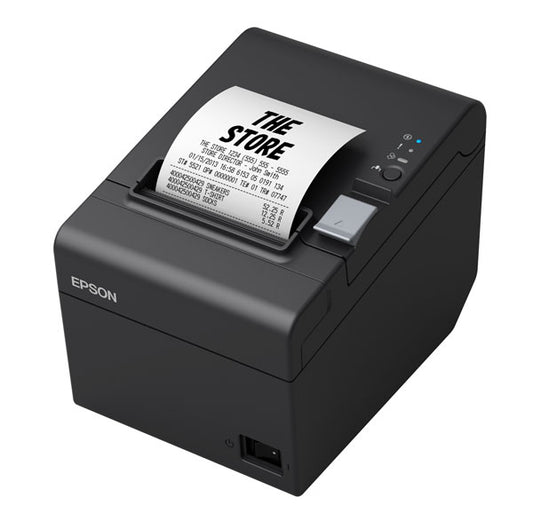 EPSON TM-T82III Thermal Direct Receipt Printer, USB/Ethernet Interface, Max Width 80mm, Includes AC Adapter, Black C31CH51562