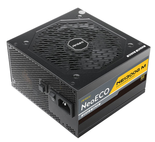 Antec NE 1300w 80+ Gold, Fully-Modular, ATX 3.0, PCI-E 5.0, 12CM FDB Fan, Japanese Caps, Compact ATX Silent Server Grade Power Supply, PSU, 10 wty NE1300G M ATX3.0 AU