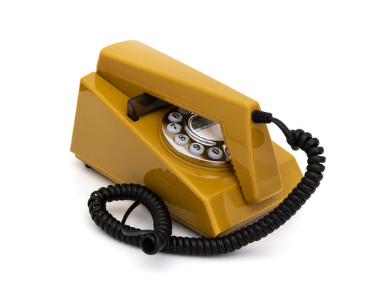 GPO Retro Trim Phone Push Button - Mustard GPO-TRIM-MTD