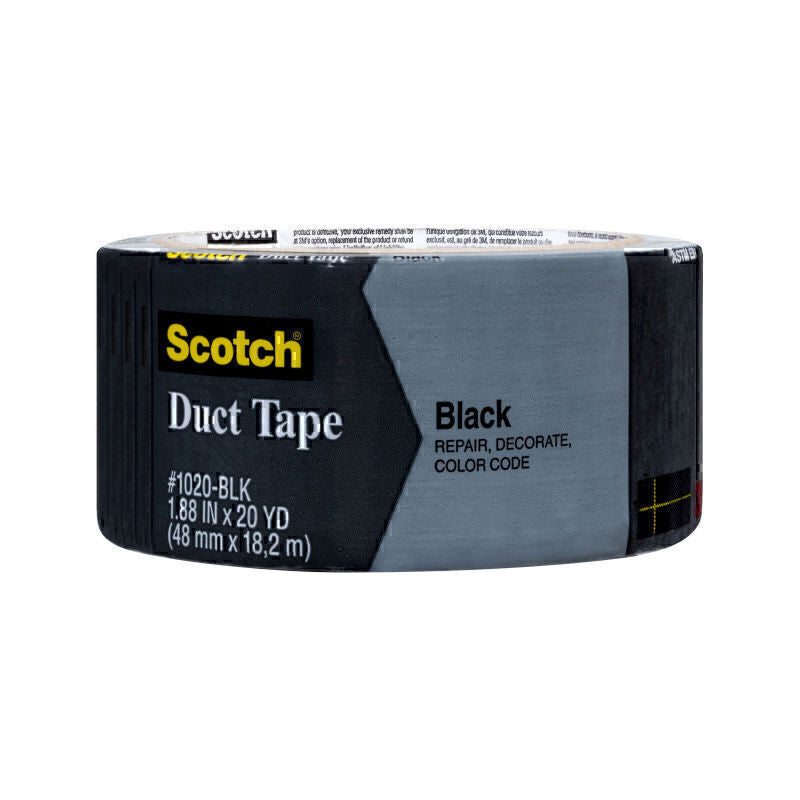 Scotch Duct Tape 3920-Black Black Box of 12 48mmX18.2m - 7100107426