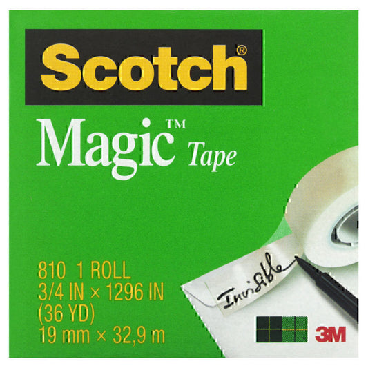 Scotch MagicTape 810 19mm Box of 12  - 70016031984