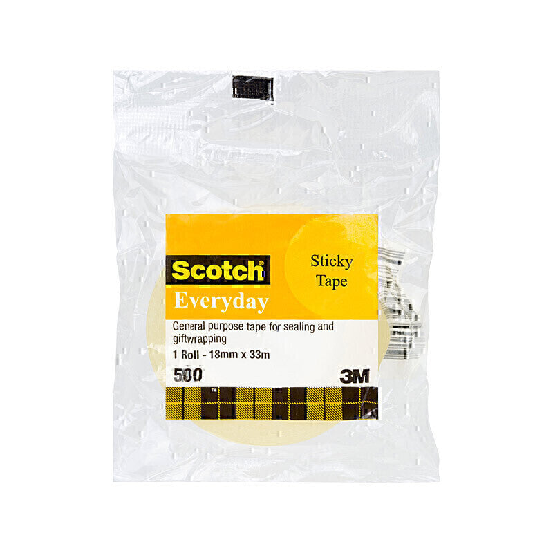 Scotch St Tpe 502 18mmX33M Box of 8 - 7012874670