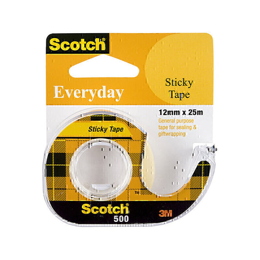 Scotch Tape 502 12mmX25M Pk12  - AB010624018