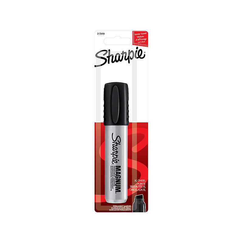 Sharpie Magnum Mark 44 Card Black Box of 6 - 2178494