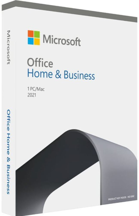 Microsoft Office Home and Business 2021 English APAC Medialess Retail New. Word, Excel, Power Point, Outlook for PC and Mac T5D-03509