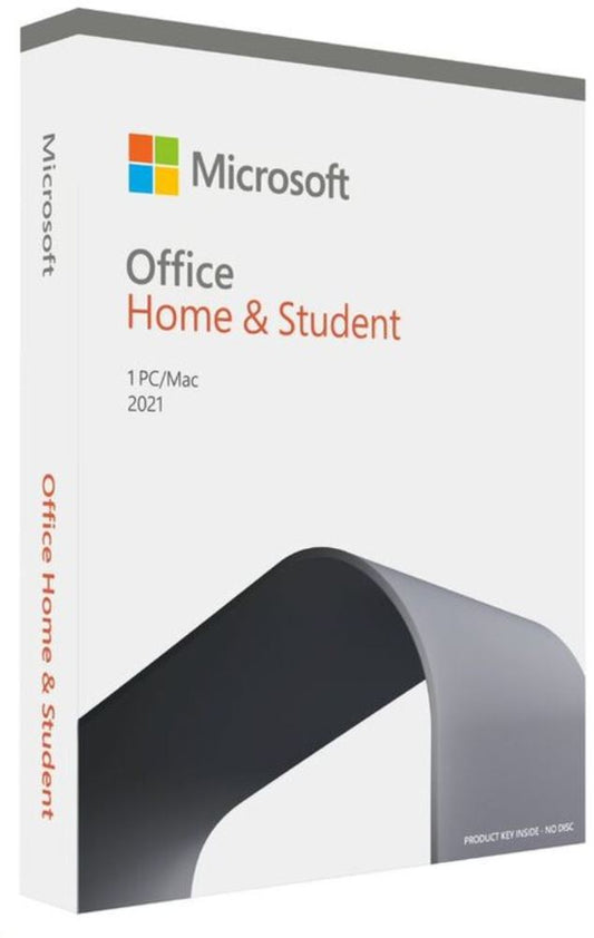 Microsoft Office Home and Student 2021 English APAC DM Medialess. 2021 versions of Word, Excel, and PowerPoint for PC & Mac 79G-05386