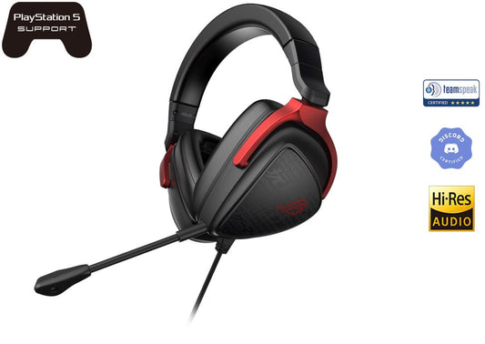 ASUS ROG ROG DELTA S CORE Lightweight Gaming Headset, Virtual 7.1 Surround Sound, For PCs, Macs, PlayStation, Nintendo Switch, Xbox and mobile device ROG DELTA S CORE