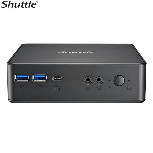 Shuttle NC40U Slim Mini PC, 1L Barebone - Celeron 7305, HDMI, DP, VGA, RJ45, LAN, 2xDDR4, 2.5' HDD/SSD, VESA mount NC40U
