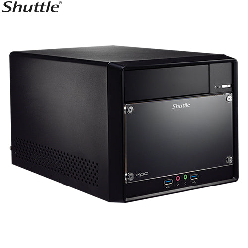 Shuttle SH510R4 XPC Cube 13L Barebone-Support Intel 11/10th Gen, 2x DDR4, LAN, PCIEx16, PCIEx1, M.2 2280, 2x3.5' HDD & 5.25' ODD bay, 300W, HDMI, DP,  SYS-SH510R4