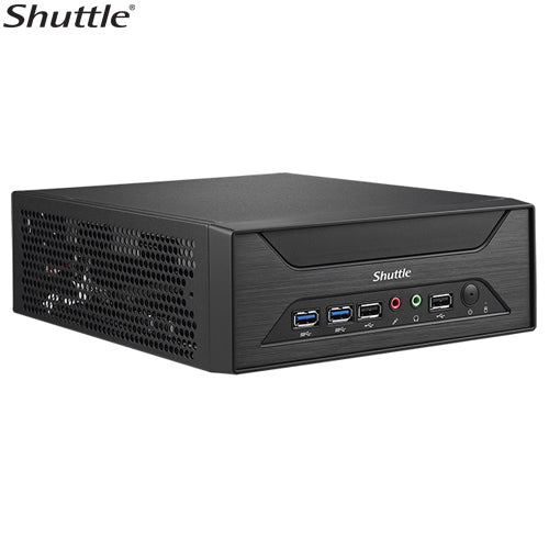 Shuttle XH270 Slim Mini PC 3L Barebone - Support Intel KBL&SKY CPU, 4x 2.5' HDD/SSD bay (RAID), 2xLAN, HDMI, DP, VGA, RS232, 2xDDR4, M.2 2280, 120W XH270