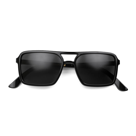 London Mole Spy Sunglasses Gloss Black / Black LM-SSPY-GK-K