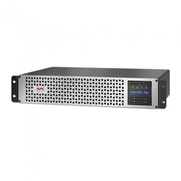 APC Smart-UPS 750VA/600W Line Interactive UPS, 2U Rackmount, 230V/10A Input, 6x IEC C13 Outlets, Li-Ion Battery, SmartConnect, Short Depth SMTL750RMI2UC