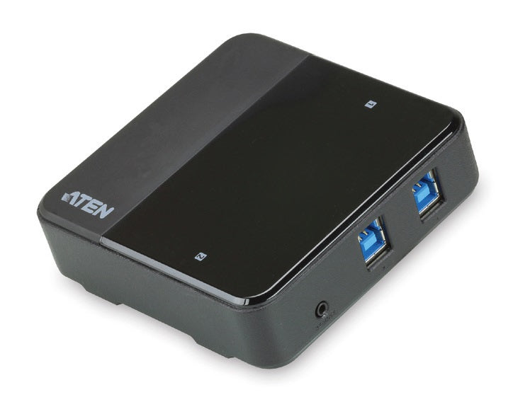 Aten Peripheral Switch 2x4 USB 3.1 Gen1, 2x PC, 4x USB 3.1 Gen1 Ports, Remote Port Selector, Plug and Play US234-AT