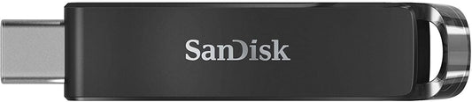SanDisk Ultra USB Type-C Flash Drive, CZ460 32GB, USB Type C 3.1, Black, Super-thin Retractable, 5Y SDCZ460-032G-G46