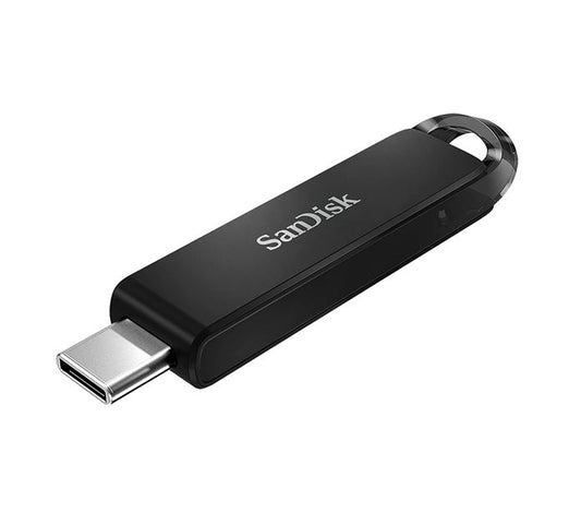 SanDisk Ultra USB Type-C Flash Drive, CZ460 256GB, USB Type C 3.1, Black, Super-thin Retractable, 5Y SDCZ460-256G-G46
