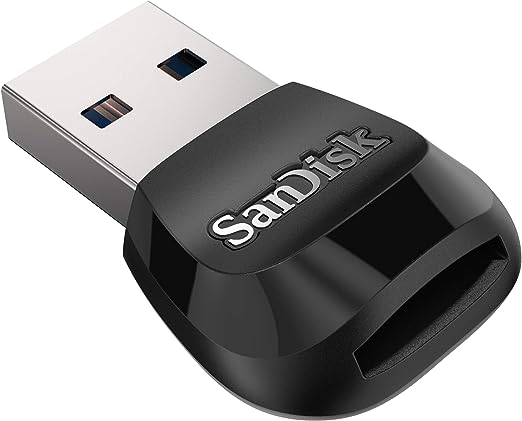 Sandisk MobileMate USB 3.0 Reader microSD card reader speeds up to 170 MB/s USB-A 2-year limited warranty SDDR-B531-GN6NN