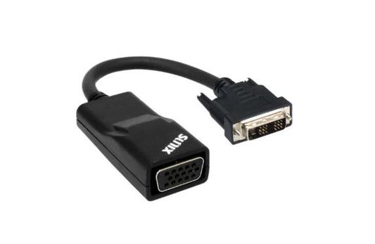 Sunix DVI-D to VGA Adapter; compliant with VESA VSIS version 1, Rev.2; Output resolutions up to 1920x1200; HDTV resolutions up to 1080p I2V67C0